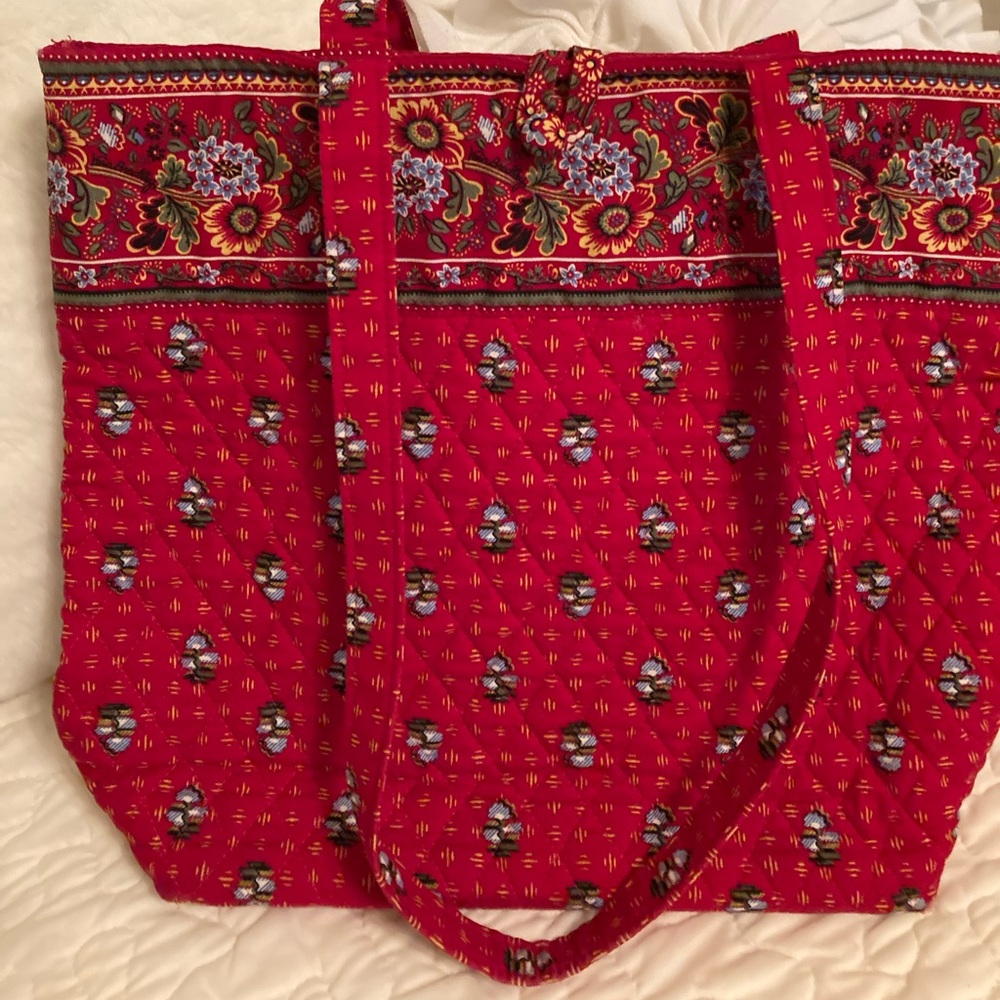 Vera Bradley Red Provincial Tote